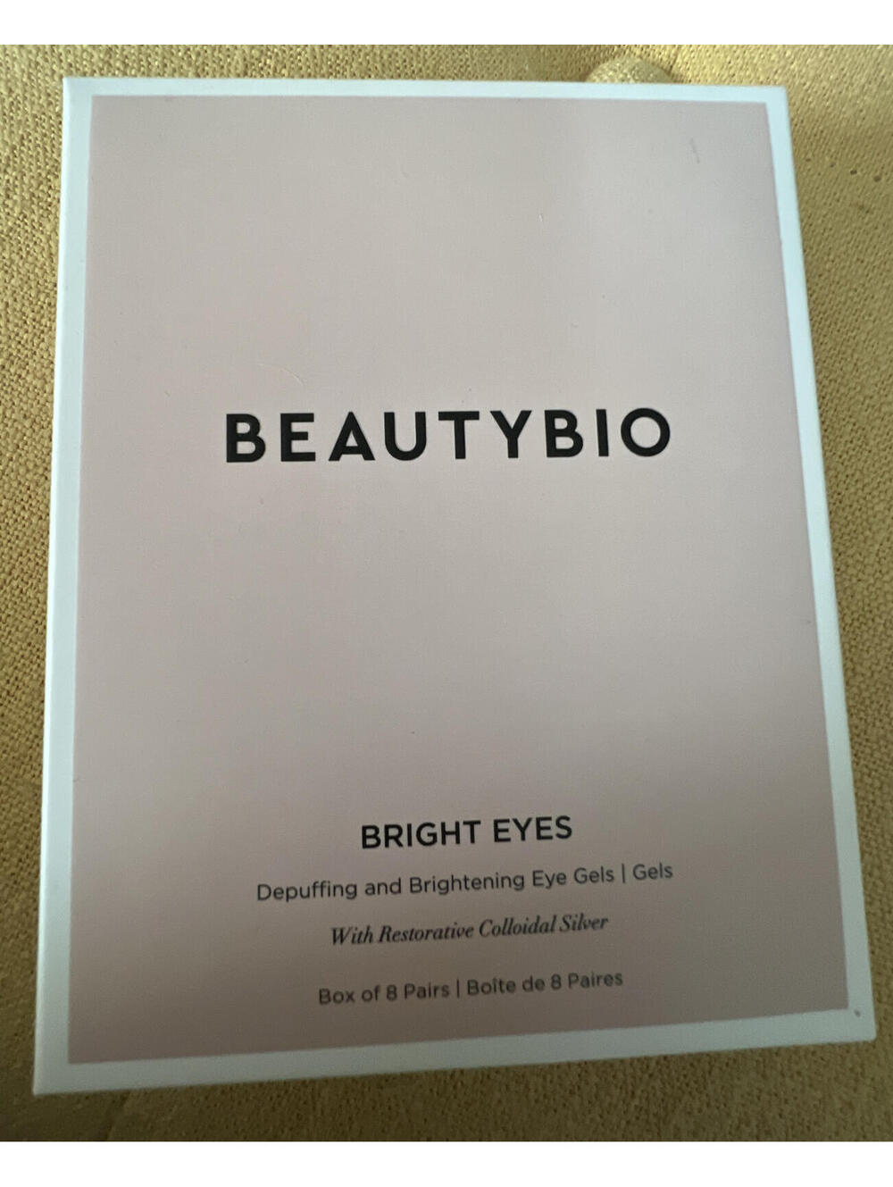 BeautyBio Bright Eyes Depuffing And Brightening Eye Gels 8 Pair NIB Bioscience